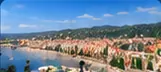 Vue de Nice, zone d'intervention de notre camion grue